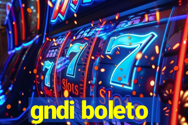 gndi boleto